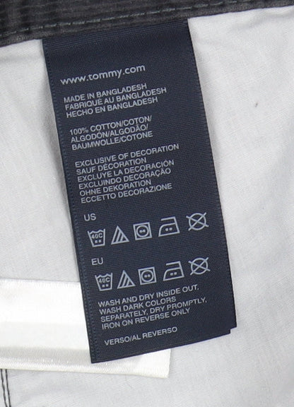 Tommy Hilfiger Men's Grey Corduroy Trousers Size 32