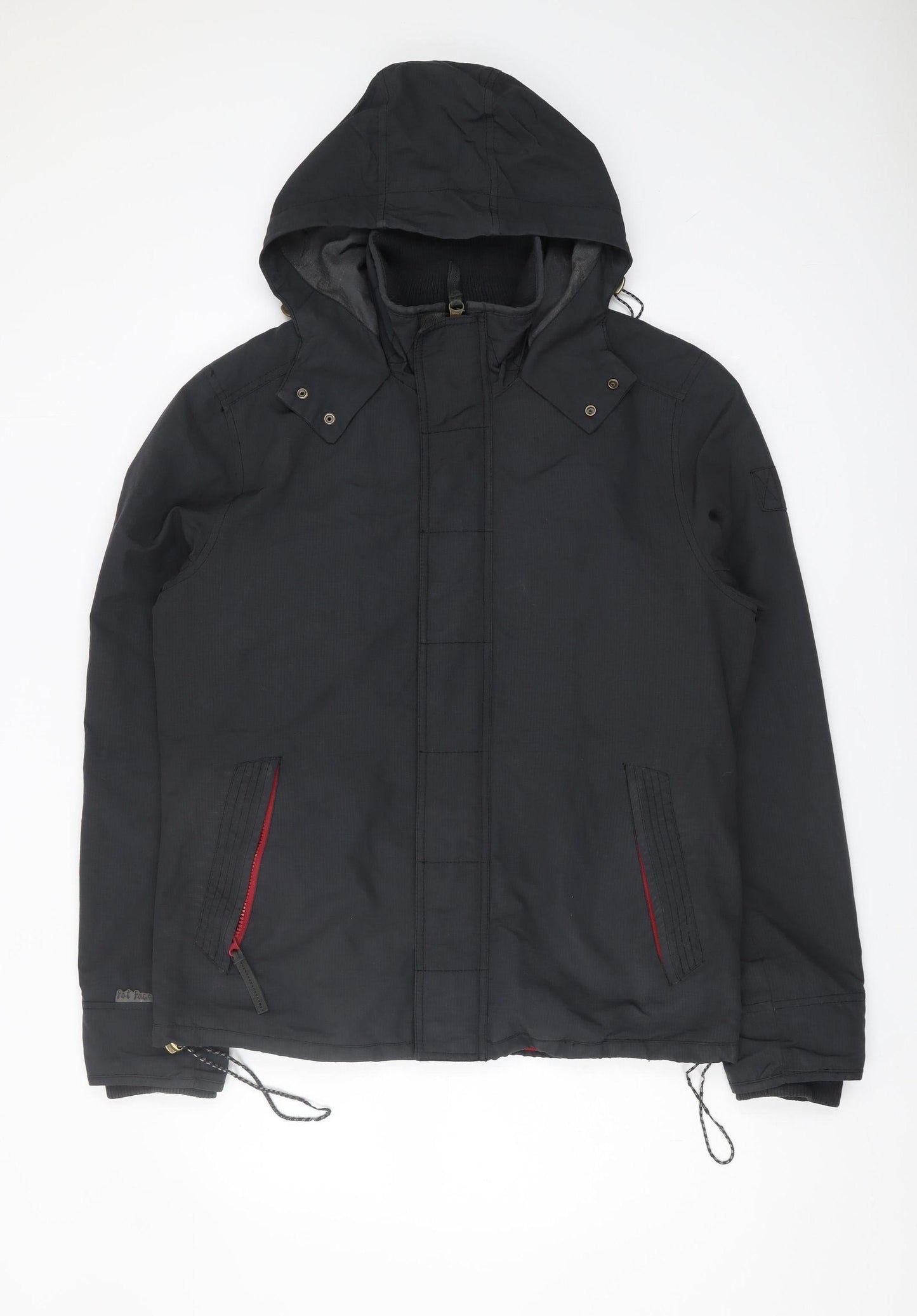 Mens UK Size S Fat Face Black Parka Coat