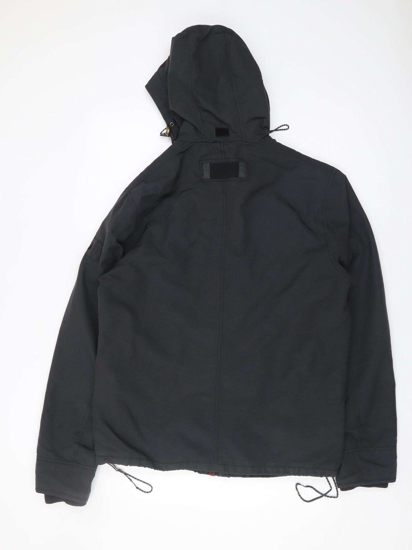 Mens UK Size S Fat Face Black Parka Coat