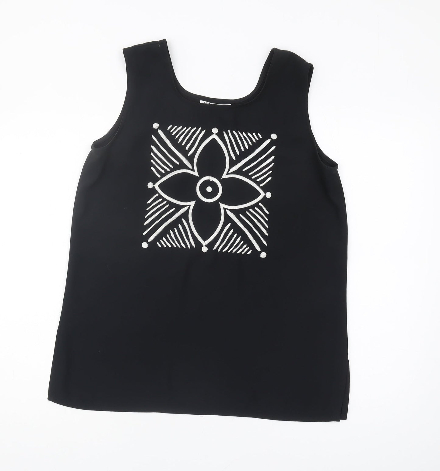 Womens UK Size 12 Windsmoor Black Basic Tank