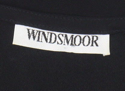 Womens UK Size 12 Windsmoor Black Basic Tank