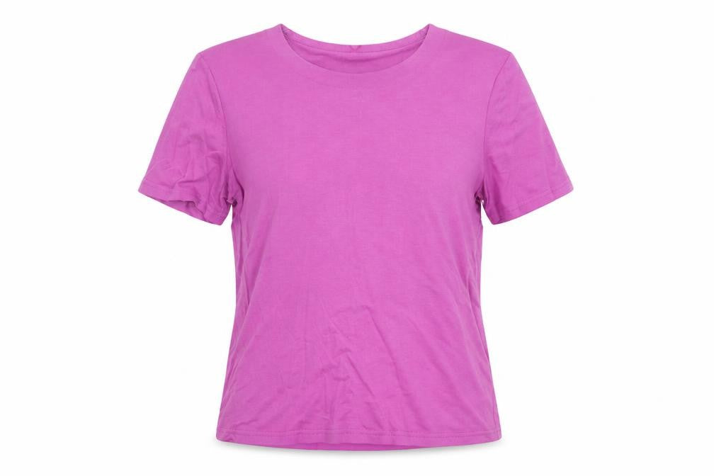 Womens UK Size 12 Eastex Pink Basic T-Shirt