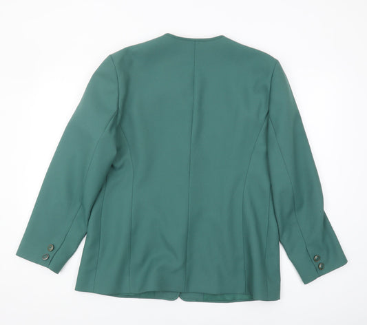 Eastex Women's Green Suit Jacket Size 16 - Lined & Vintage