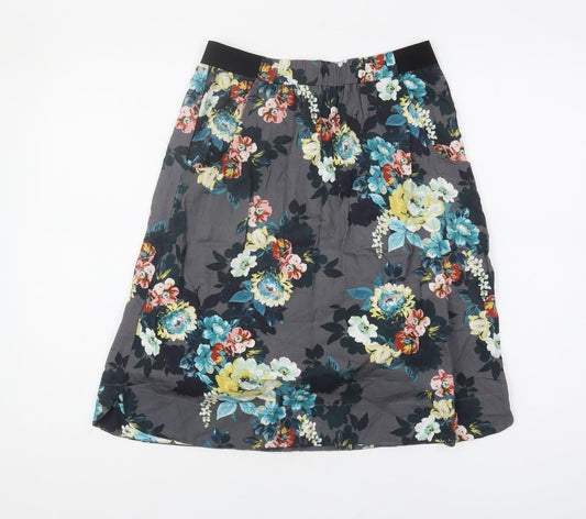 Laura Ashley Women's Floral Multicoloured A-Line Skirt