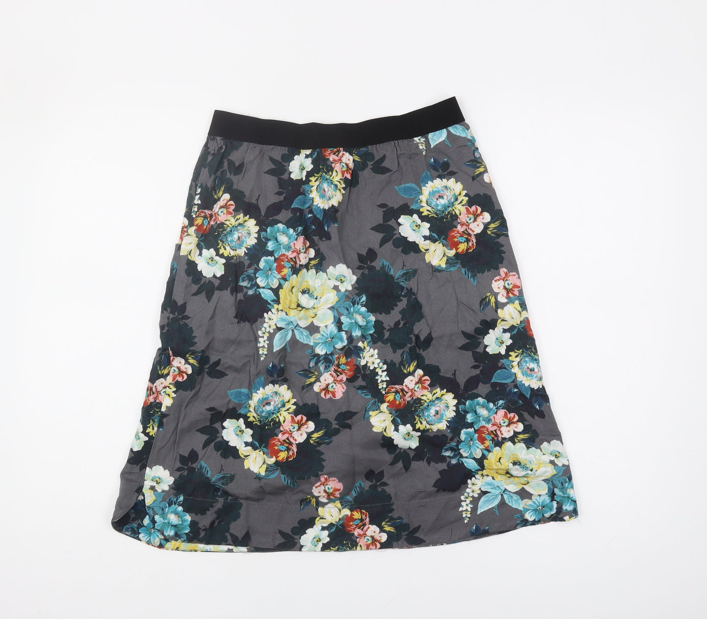 Laura Ashley Women's Floral Multicoloured A-Line Skirt