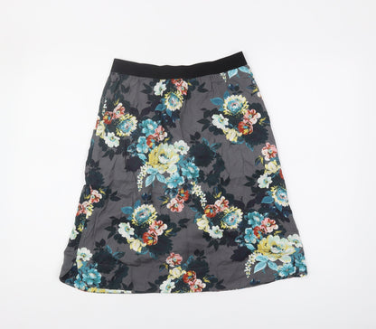 Laura Ashley Women's Floral Multicoloured A-Line Skirt