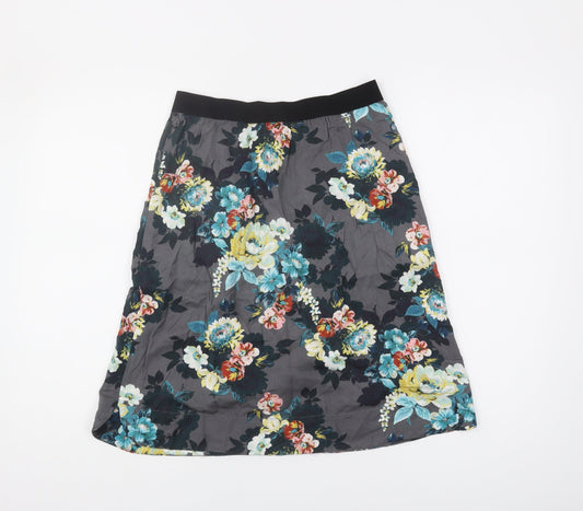 Laura Ashley Women's Floral Multicoloured A-Line Skirt