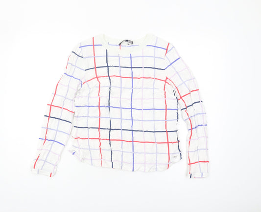Womens UK Size 6 Tommy Hilfiger Multicoloured Basic T-Shirt