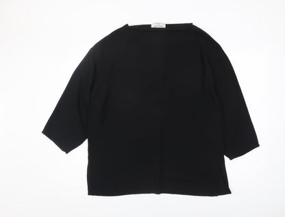 Womens UK Size S Jaeger Black  Blouse