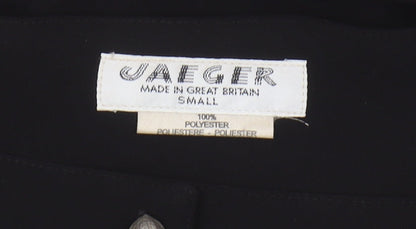 Womens UK Size S Jaeger Black  Blouse