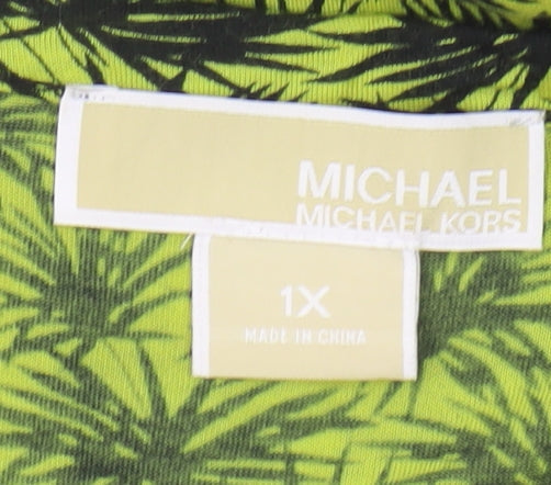 Womens UK Size XL Michael Kors Green  T-Shirt