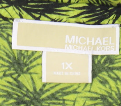 Womens UK Size XL Michael Kors Green  T-Shirt