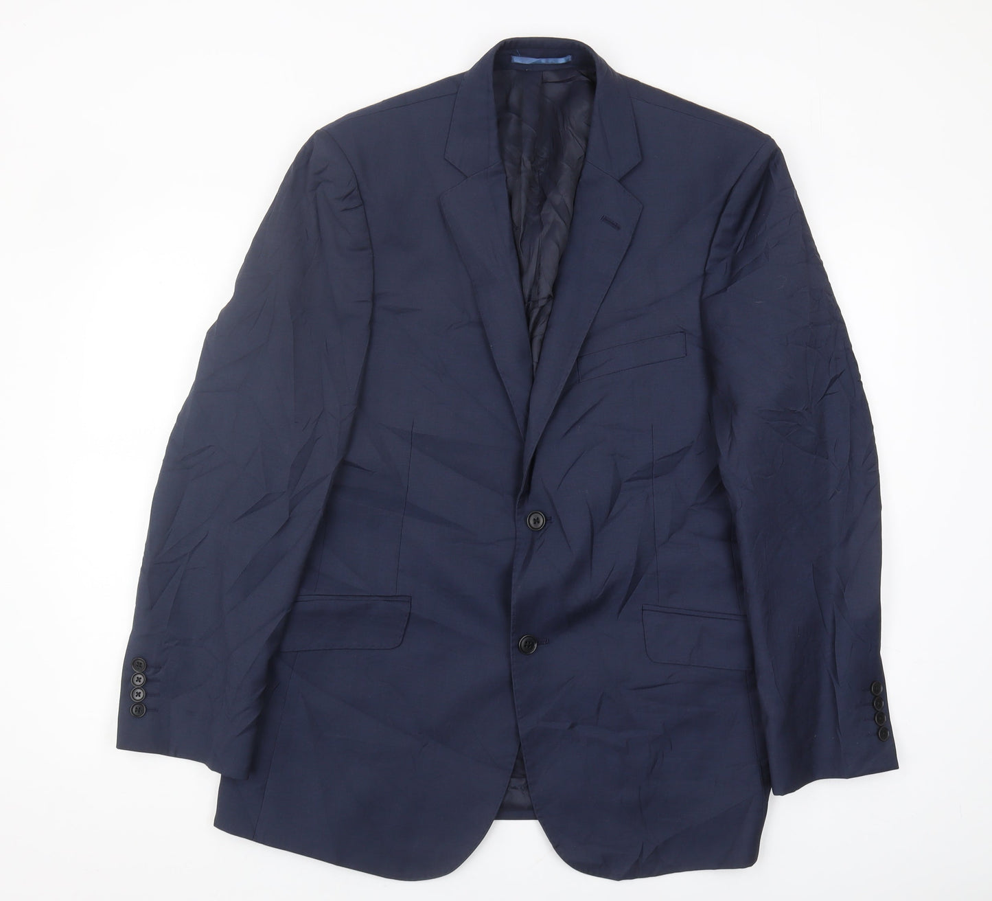 Austin Reed Men's Navy Blue Wool Blazer Size 42R