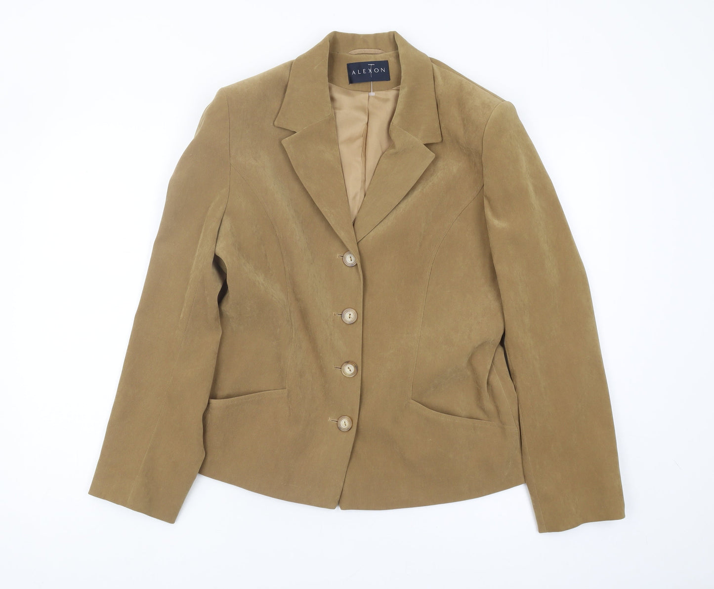 Womens UK Size 12 Alexon Regular Brown Blazer