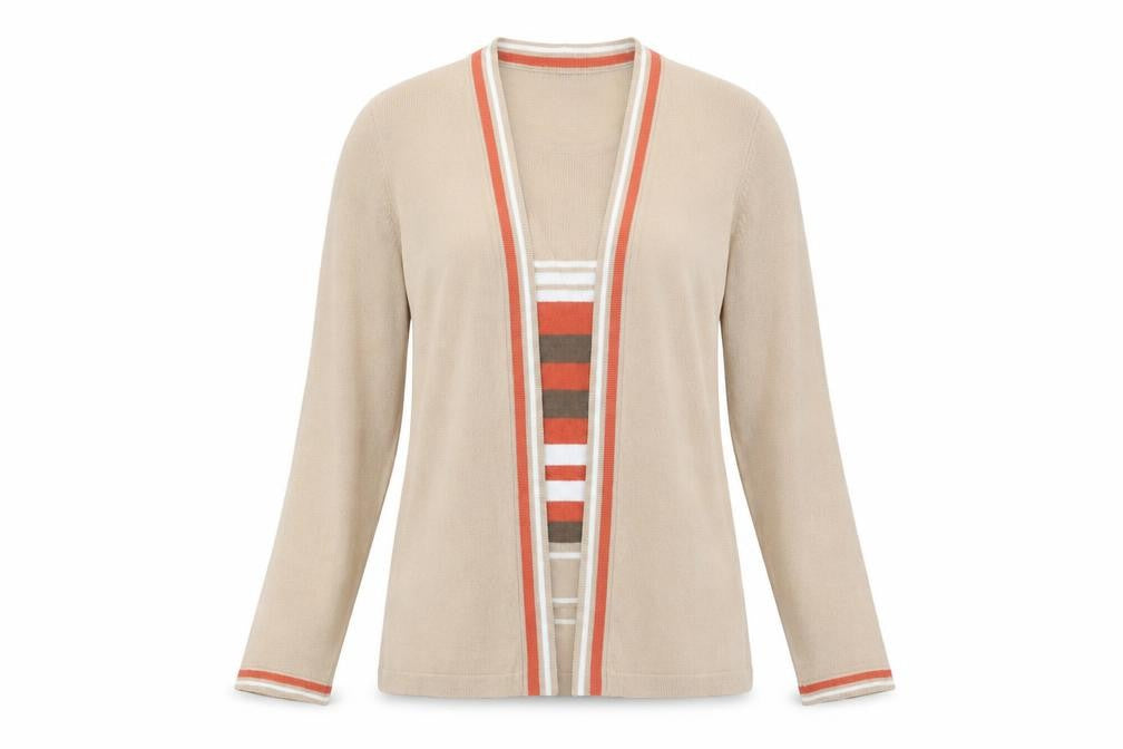 Womens UK Size M Honor Millburn Beige Cardigan Jumper