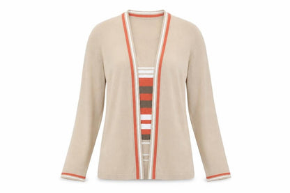 Womens UK Size M Honor Millburn Beige Cardigan Jumper