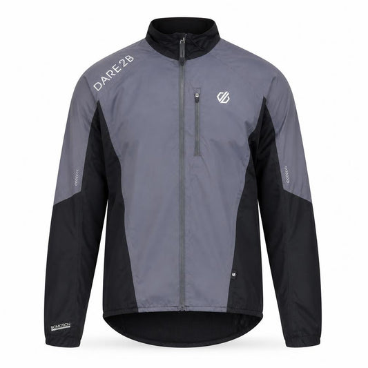 Dare 2b Men's Black Grey Windbreaker Jacket 2XS