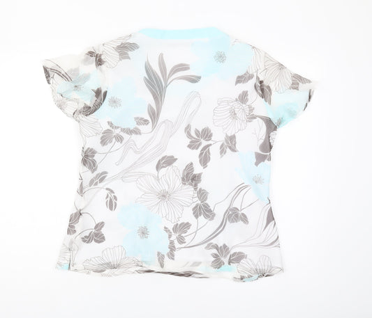 Jacques Vert Women's Floral Blouse Size 14