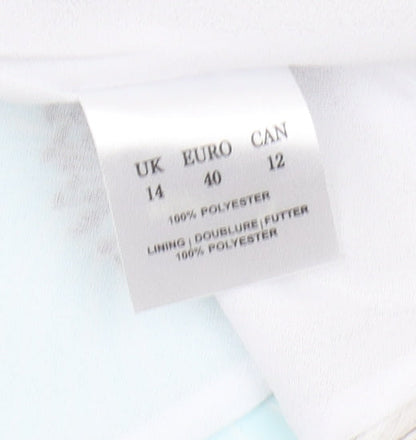 Womens UK Size 14 Jacques Vert Multicoloured Basic T-Shirt