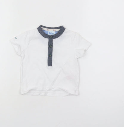 Baker by Ted Baker Unisex White 6-9 Months Casual T-Shirt