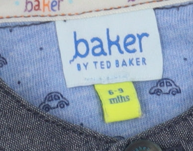 Baker by Ted Baker Unisex White 6-9 Months Casual T-Shirt