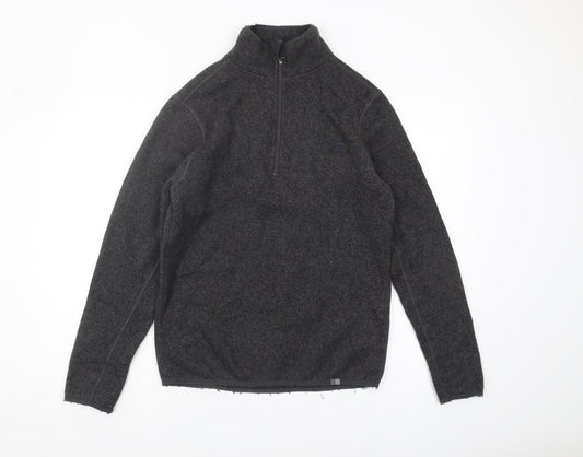 Mens UK Size S Karrimor Black 1/2 Zip Sweatshirt