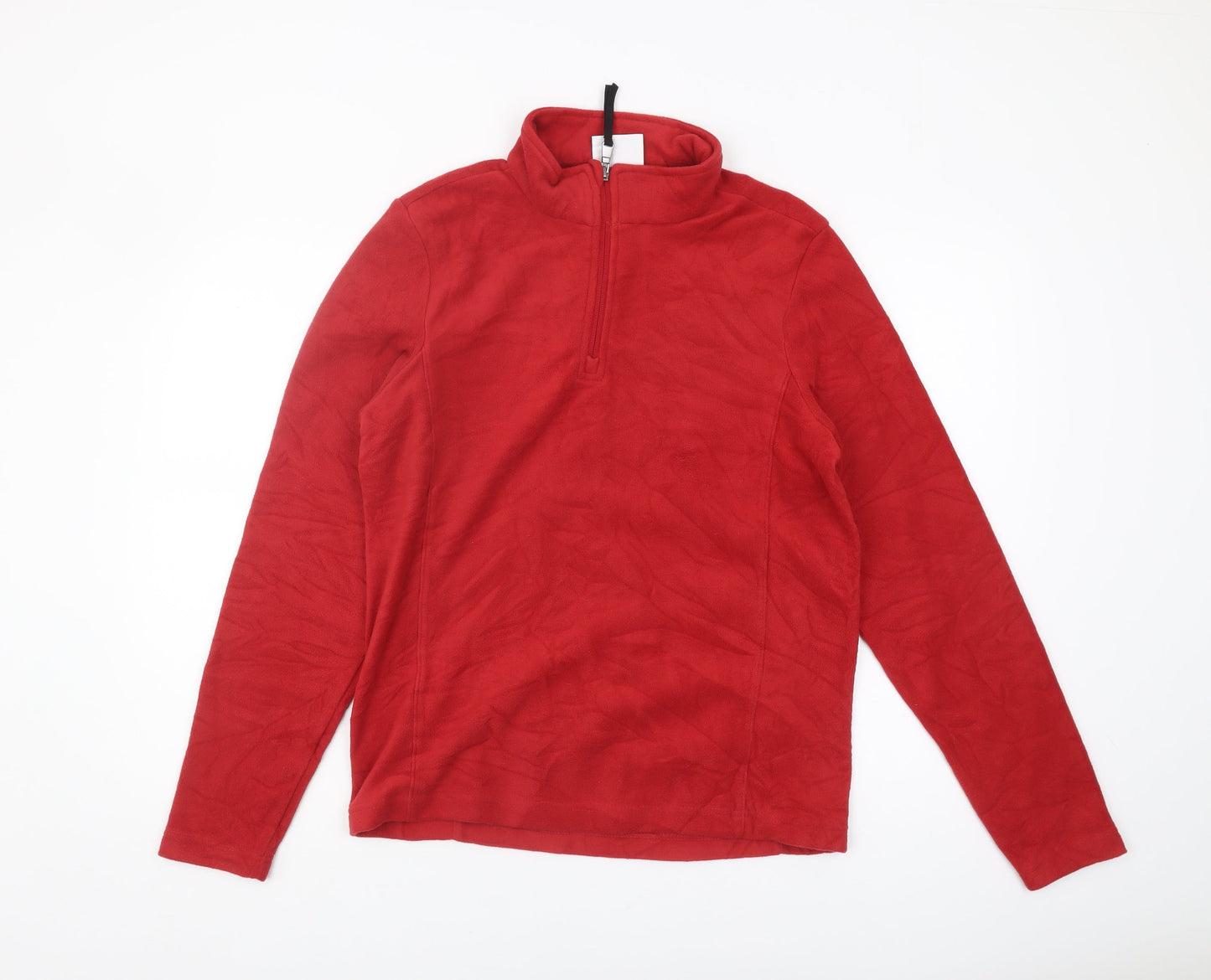 Mens UK Size S TOG24 Red 1/4 Zip Sweatshirt