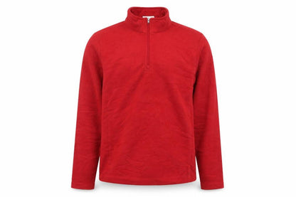 Mens UK Size S TOG24 Red 1/4 Zip Sweatshirt