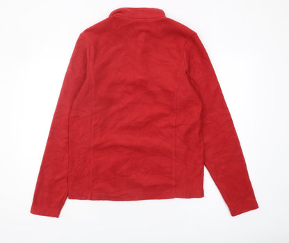 Mens UK Size S TOG24 Red 1/4 Zip Sweatshirt