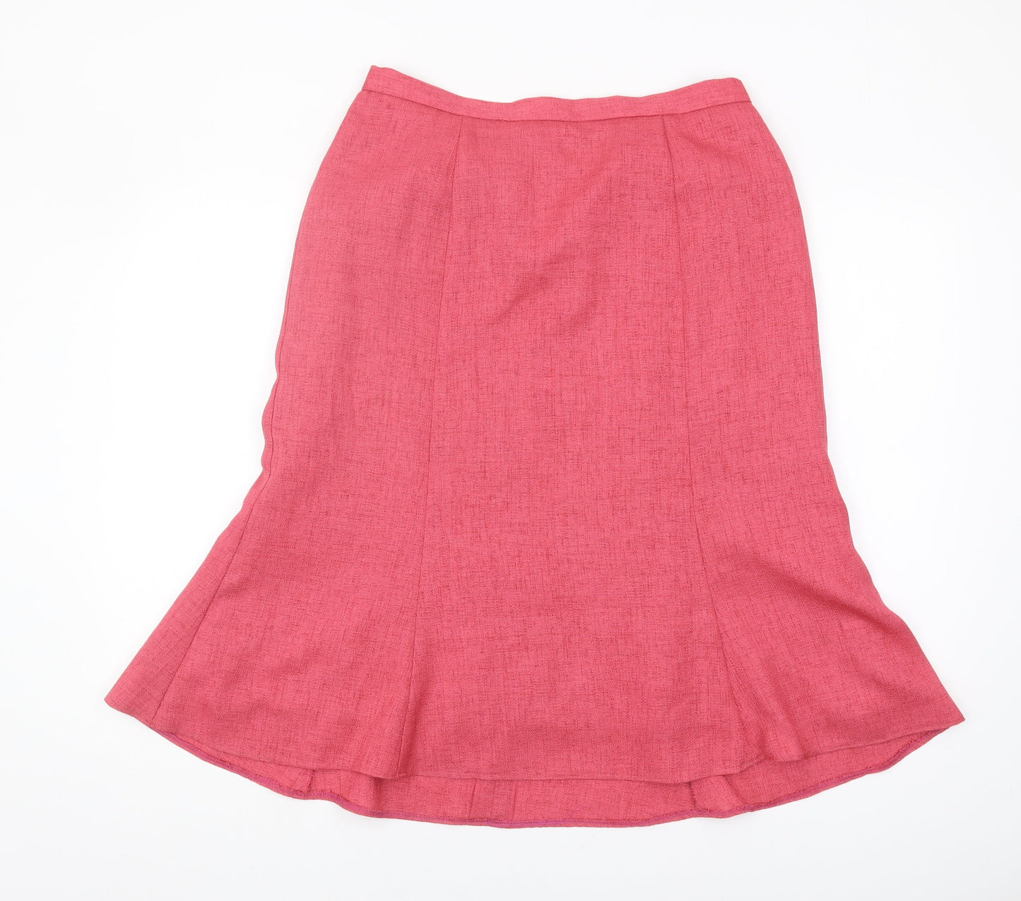 Eastex Women's Pink Flare Knee Length Skirt Size 14