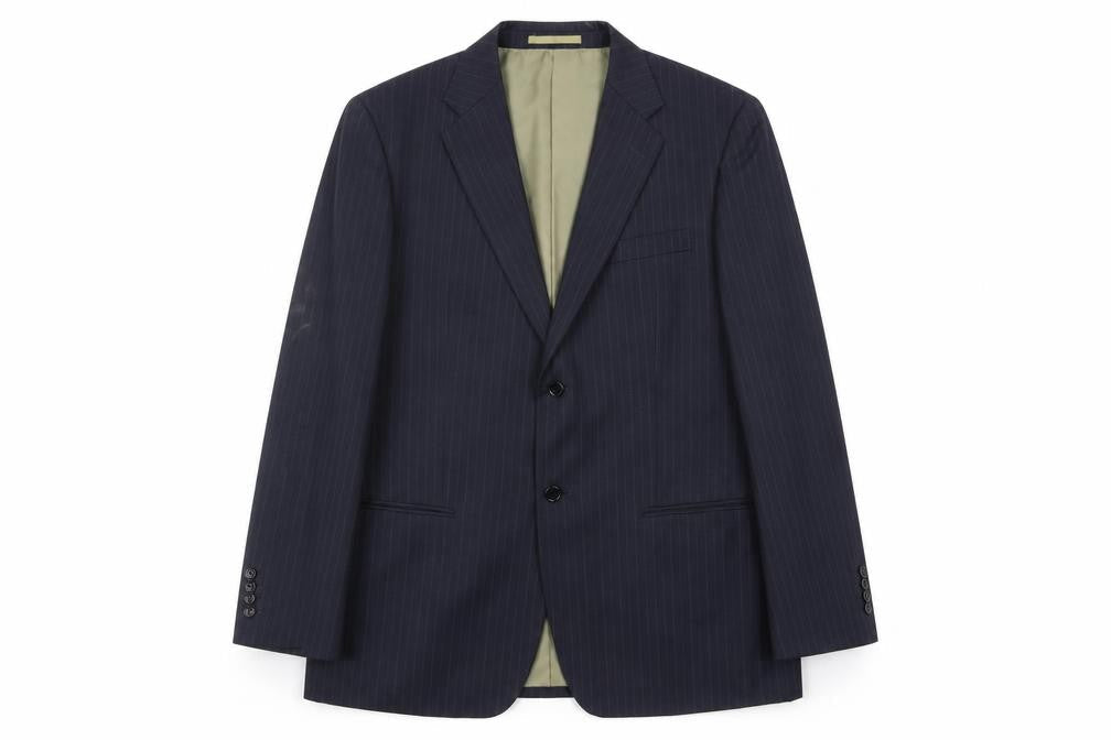 Mens UK Size 44 Pierre Cardin Regular Blue Suit Jacket