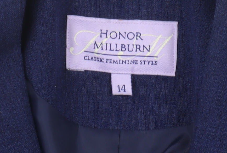 Honor Millburn Women's Blue Blazer Size 14