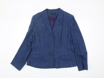 Womens UK Size 16 Alexon Regular Blue Blazer