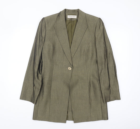 Jacques Vert Women's Green Blazer Size M Regular