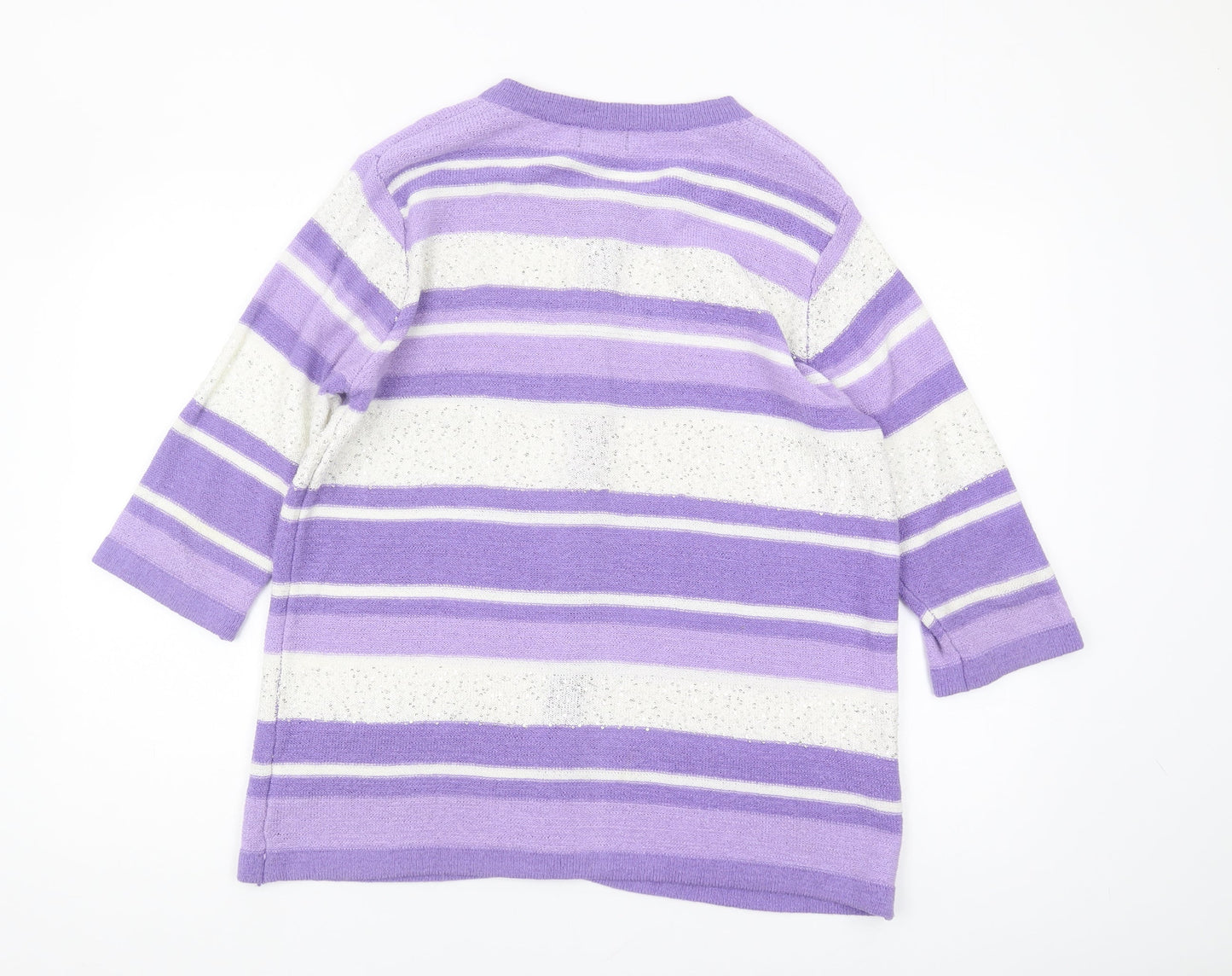 Womens UK Size L Casamia Exclusive Purple Cardigan Jumper