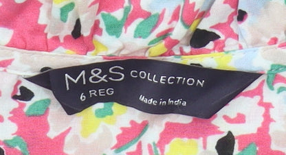Womens UK Size 6 Marks and Spencer Multicoloured  Blouse