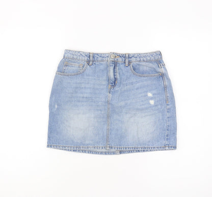 Gap Girls Blue Denim Skirt, Size 16 Years, Casual Style