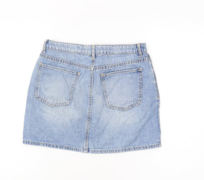 Gap Girls Blue Denim Skirt, Size 16 Years, Casual Style