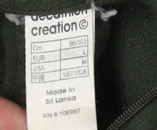 Mens UK Size L Quechua Green Pullover Sweatshirt