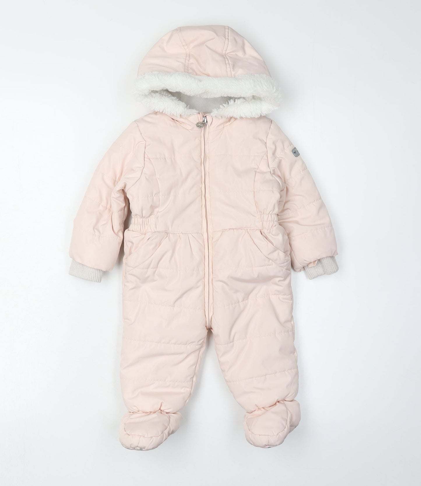 Junior J Pink Unisex Toddler Snowsuit 5 Winter Polyester Hooded