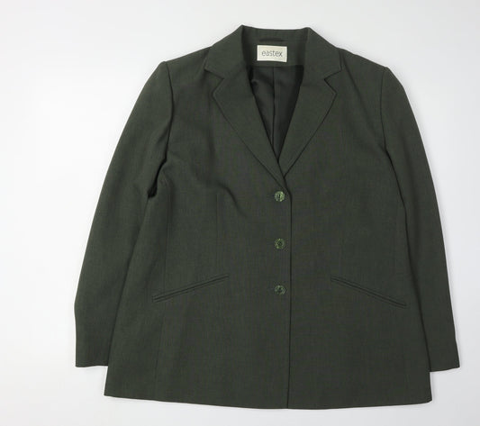 Eastex Women's Green Suit Jacket Size 18