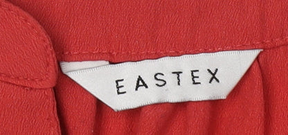 Womens UK Size 18 Eastex Red  Blouse