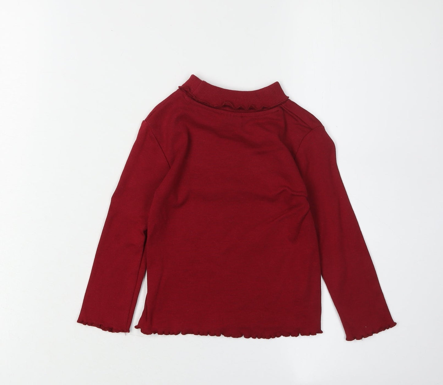 SoulCal & Co Girls Red Long Sleeve Top 4-5 Years