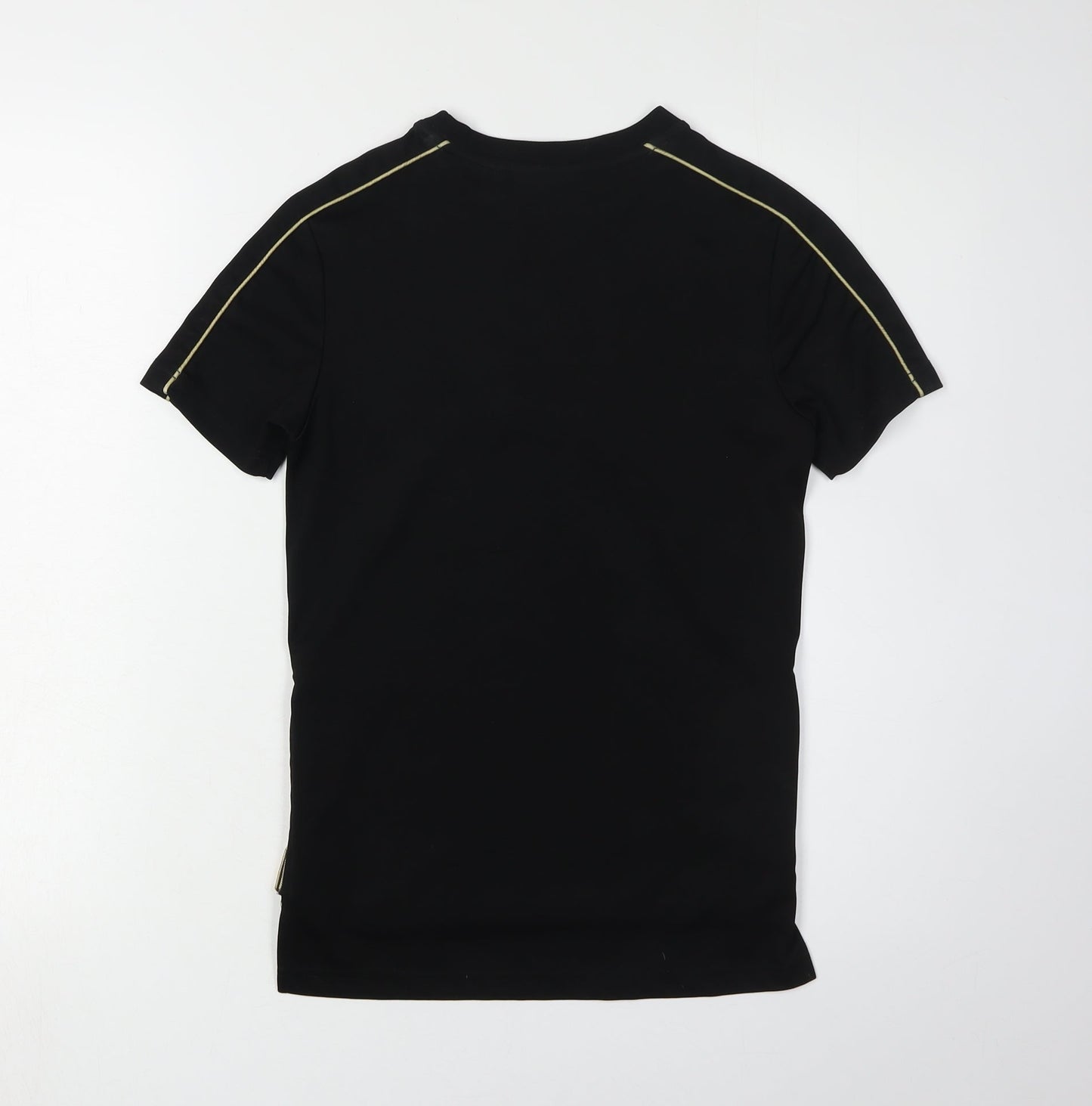 Sonnet London Boys Black T-Shirt, 8-10 Years, Short Sleeve