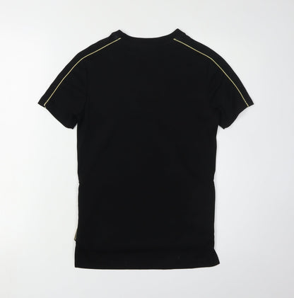 Sonnet London Boys Black T-Shirt, 8-10 Years, Short Sleeve