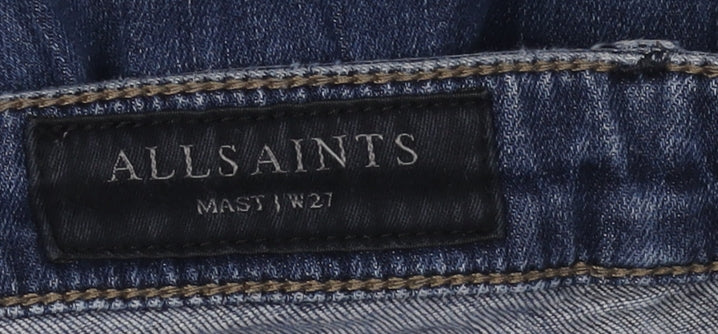 AllSaints Women's Blue Skinny Jeans, Size 27