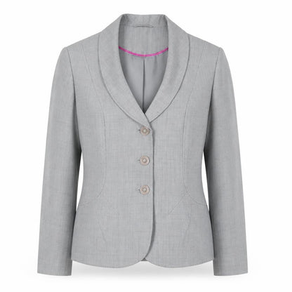 Womens UK Size 10 Eastex Regular Grey Blazer