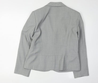 Eastex Women's Grey Suit Jacket Blazer Size 10