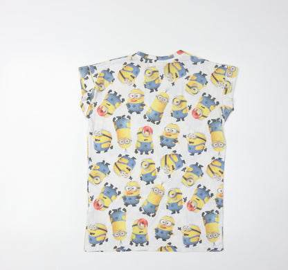 Teens UK Size 2XS Despicable Me Multicoloured Basic T-Shirt