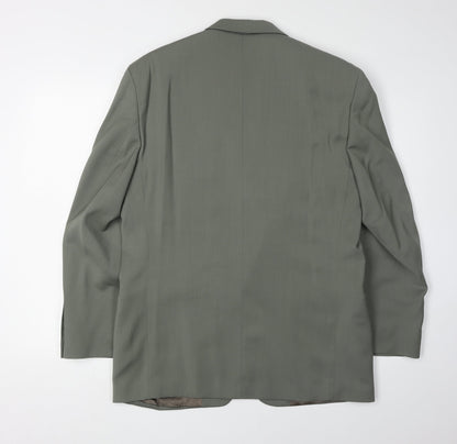Mens UK Size 38 Pierre Cardin Regular Green Suit Jacket